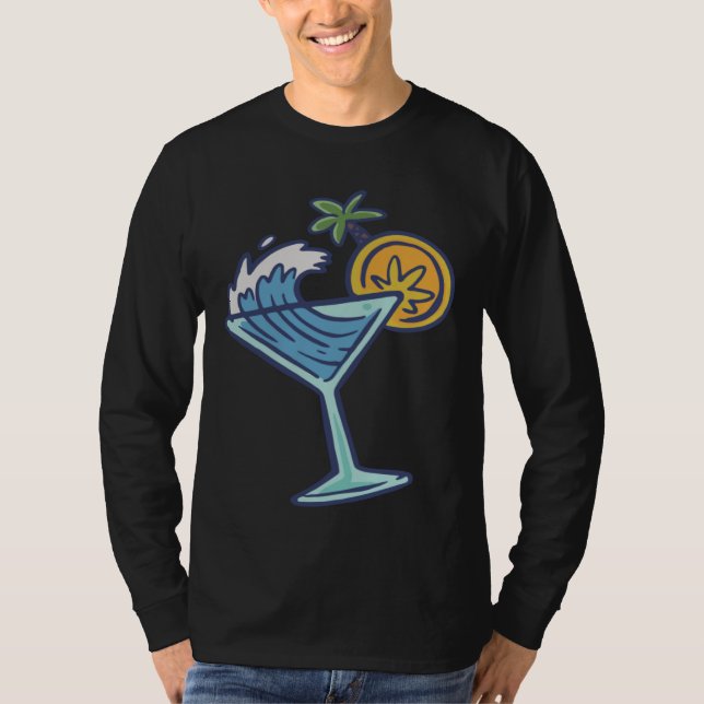 cocktail alcohol drinking party T-Shirt (Vorderseite)