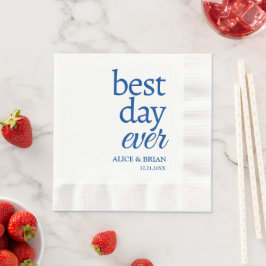 Cocktail an der Hochzeitsempfehlung Napkins Serviette