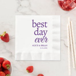 Cocktail an der Hochzeitsempfehlung Napkins Serviette