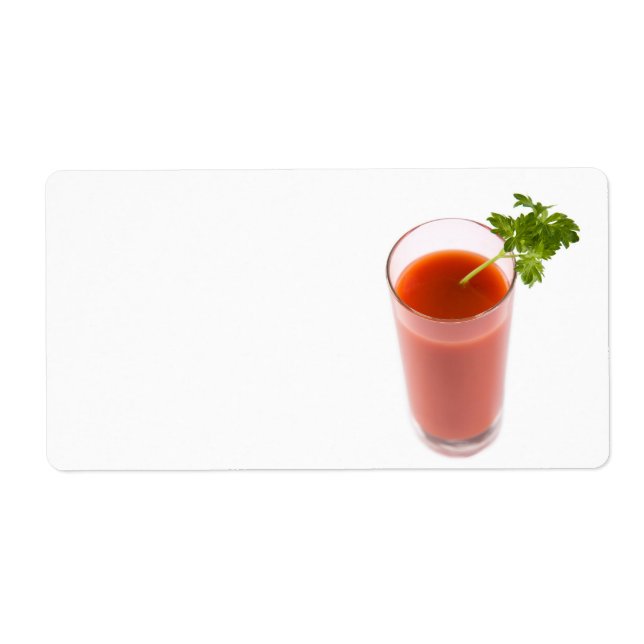 Cocktail an frischem Tomatensaft (Vorne)