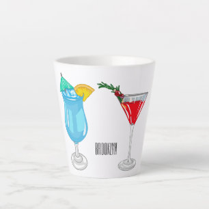 Cocktail-Cartoon Milchtasse