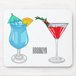 Cocktail-Cartoon Mousepad