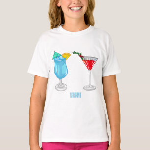 Cocktail-Cartoon T-Shirt