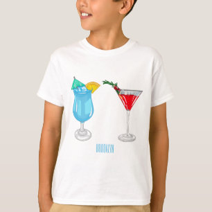 Cocktail-Cartoon T-Shirt