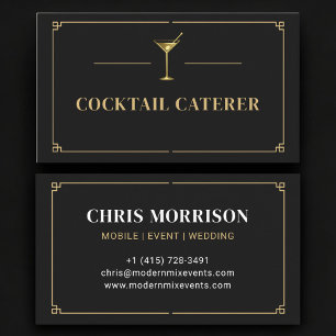 Cocktail-Catering-Profi Visitenkarte