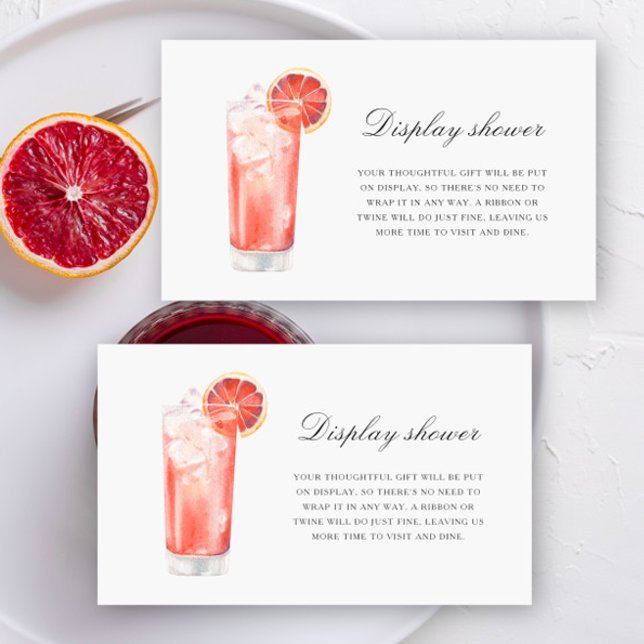 Cocktail Citrus - Display-Dusche  Begleitkarte (Von Creator hochgeladen)