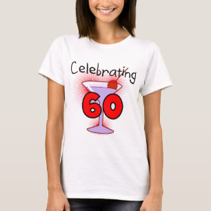 Cocktail, das 60 T-Shirts und Geschenke feiert