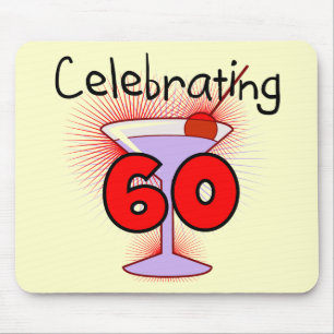 Cocktail, das 60 T-Shirts und Geschenke feiert Mousepad