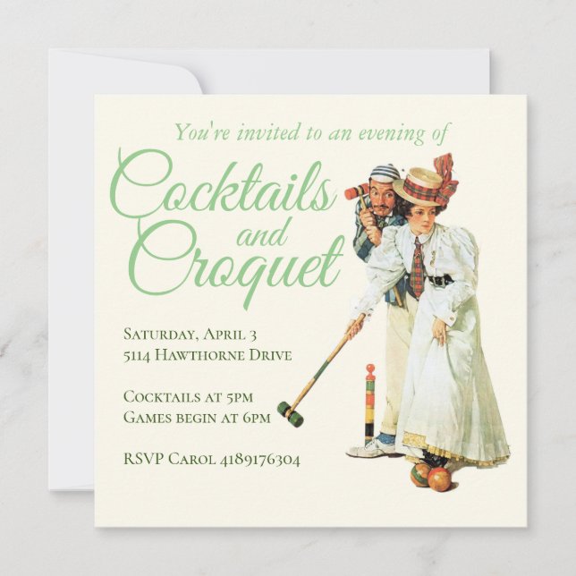 Cocktail-Einladung Einladung (Vorderseite)