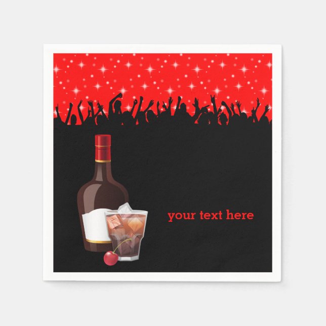 Cocktail * Farbe wählen Serviette (Vorderseite)