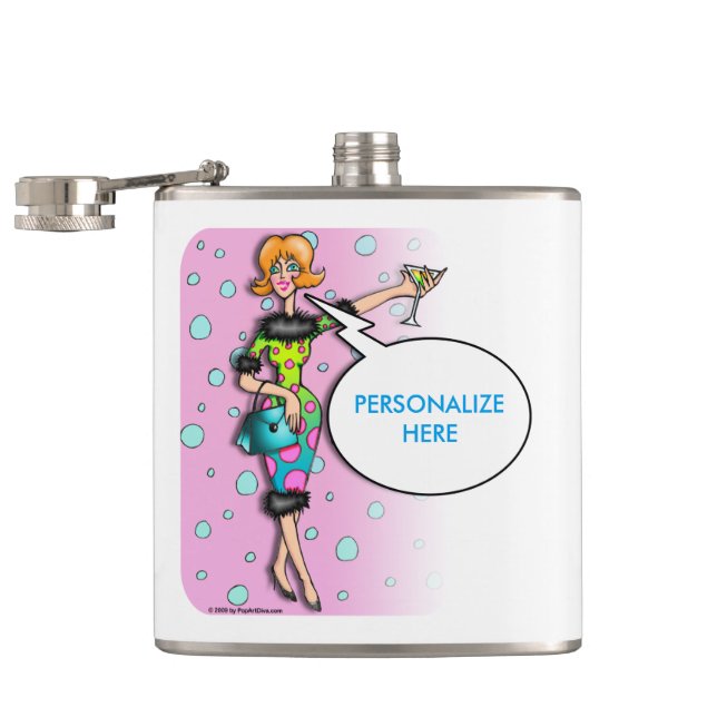 COCKTAIL FLASK - MARTINI DIVA FLACHMANN (Geöffnet)