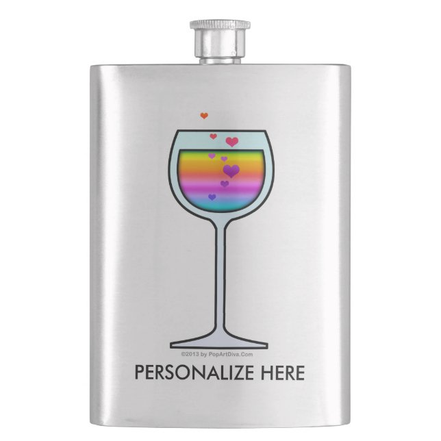 COCKTAIL FLASK - WEINGLAS FLACHMANN (Vorderseite)