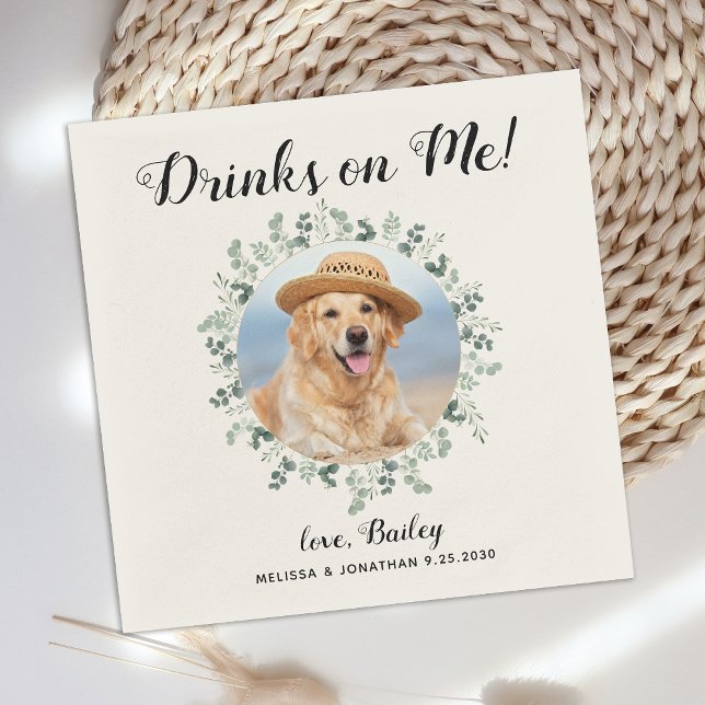 Cocktail für Hunde Serviette (Von Creator hochgeladen)