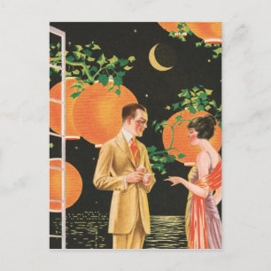 Cocktail-Gespräche Postkarte