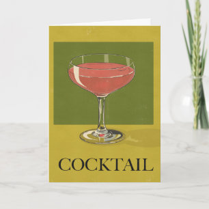 Cocktail-Getränk Karte