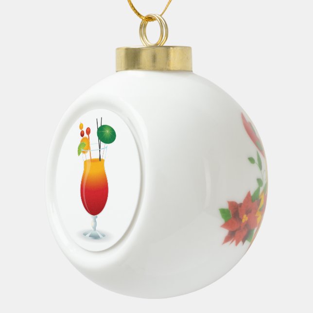 COCKTAIL GLASS KERAMIK Kugel-Ornament (Rechts)