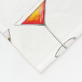 Cocktail Glass Mixed Drink Martini Cosmo Manhattan Fleecedecke