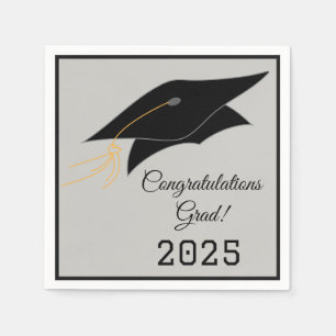 Cocktail Größe Graduation Cap Napkins Serviette
