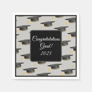 Cocktail Größe Graduation Cap Napkins Serviette
