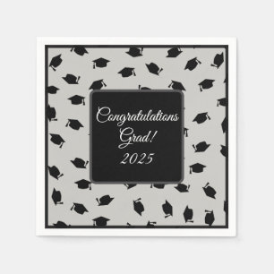 Cocktail Größe Graduation Cap Napkins Serviette