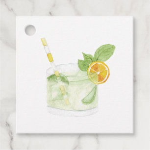 Cocktail-Hochzeit im tropischen Meer Geschenkanhänger
