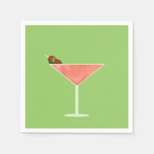 Cocktail Hour Cocktail Napkins Serviette