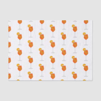Cocktail Illustration, Aperol Spritz Seidenpapier