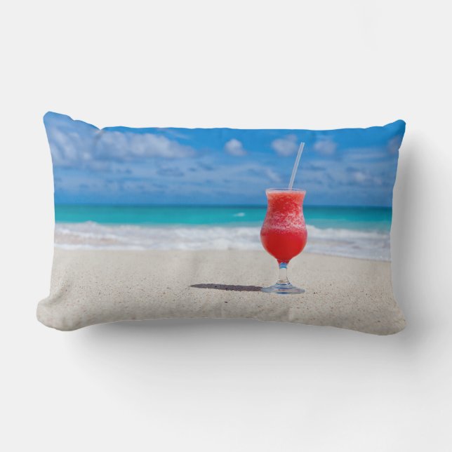 Cocktail im Paradies Lendenkissen (Vorderseite)