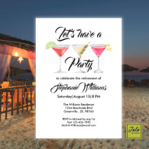 Cocktail im Sommer Party für Frauen in der Rente