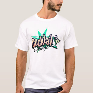 Cocktail Lounge Martini Retro Vintag T-Shirt
