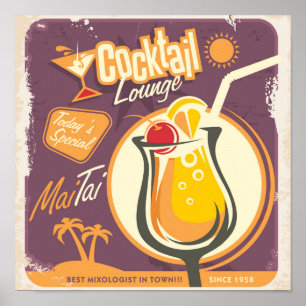 Cocktail Lounge Poster