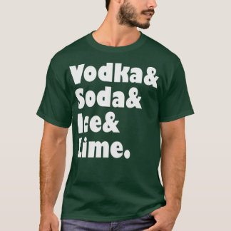 Cocktail Lover Geschenk Barkeeper Cocktails Vodka T-Shirt