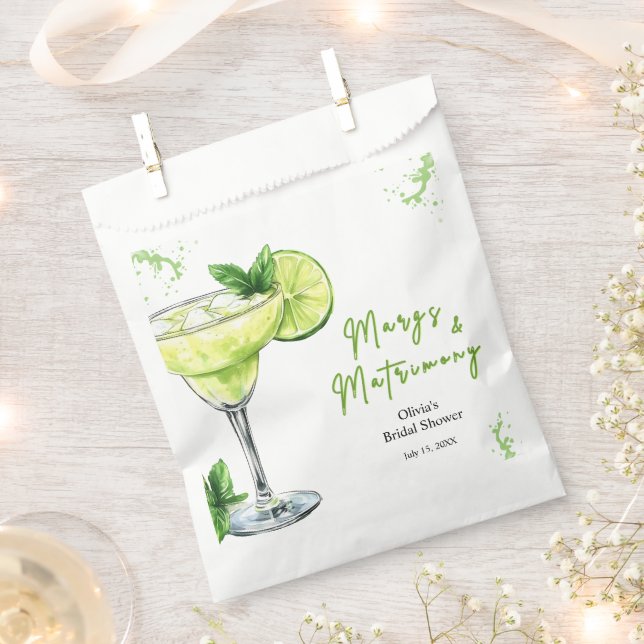 Cocktail Margs und Hochzeit Brautparty Geschenktütchen (Ausgeschnitten)