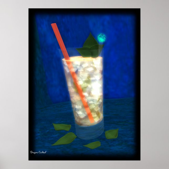 Cocktail: Mint Julep Poster (Vorne)
