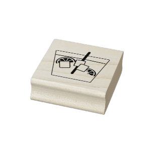 Cocktail mit Frucht Art Briefmarke Gummistempel