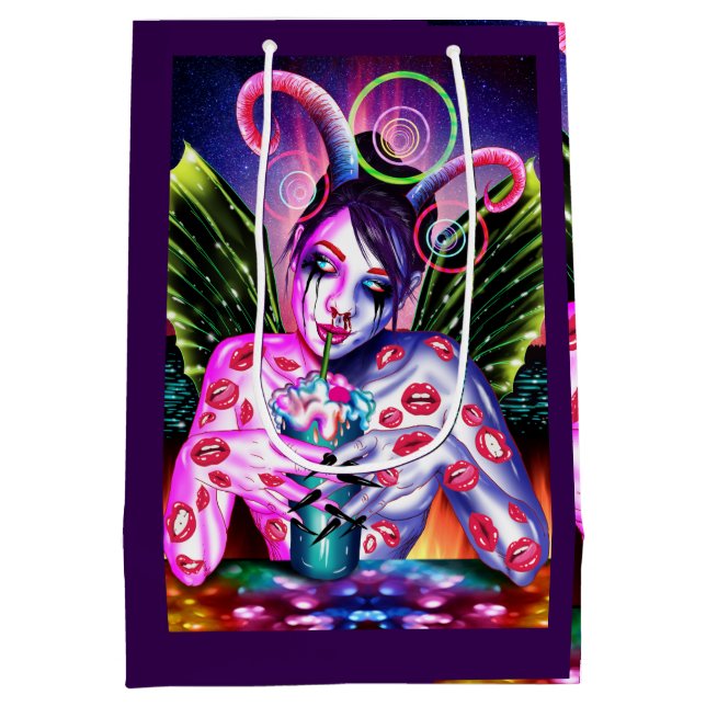 Cocktail Mittlere Geschenktüte (Rückseite)