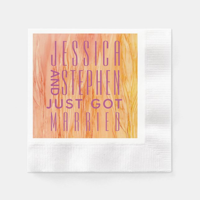 Cocktail Napkin Frische Blume Serviette (Vorderseite)