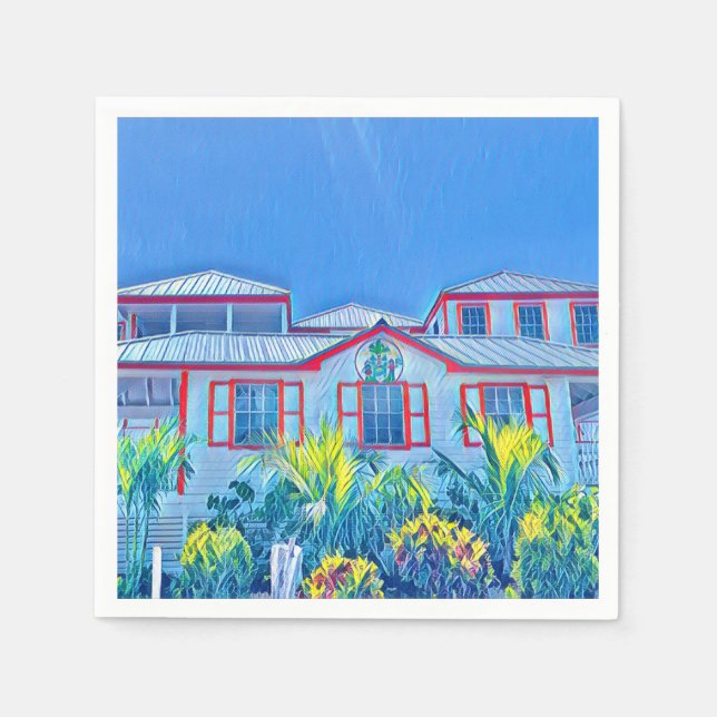 Cocktail Napkin - Hope Town Primary School - 2021 Serviette (Vorderseite)