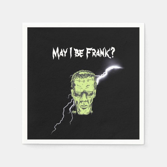 Cocktail Napkins, May I Be Frank, Frankenstein Serviette (Vorderseite)