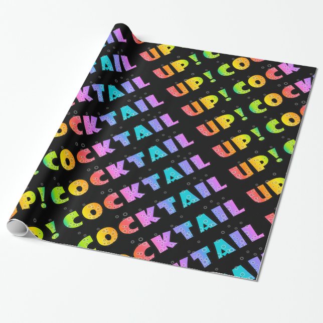 Cocktail oben! PACKPAPIER (Ungerollt)
