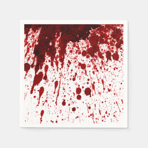 Cocktail Paper Napkin Blood Spritzer Vampire Gothi Serviette
