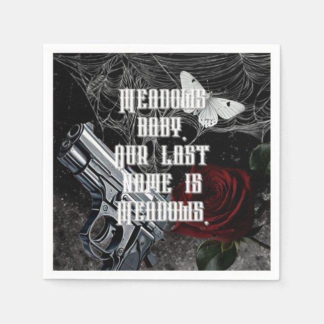 Cocktail Paper Napkin Haunting Adeline Zade Meadow Serviette (Vorderseite)