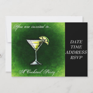 Cocktail Party Absinthe Einladung