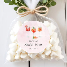 Cocktail-Party-Brautparty Runder Aufkleber