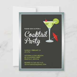 Cocktail-Party Einladung