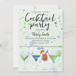 Cocktail-Party Einladung