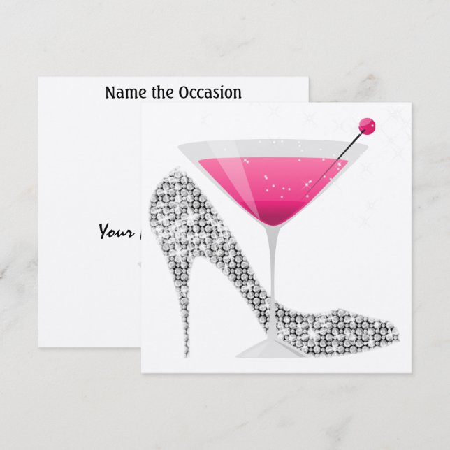 Cocktail-Party Einladung des SRF (Vorne/Hinten)