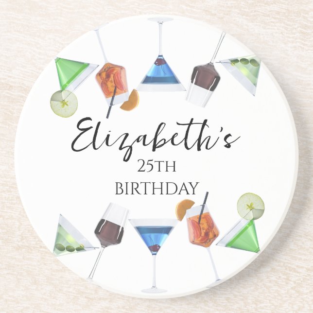 Cocktail-Party Getränkeuntersetzer (Vorne)