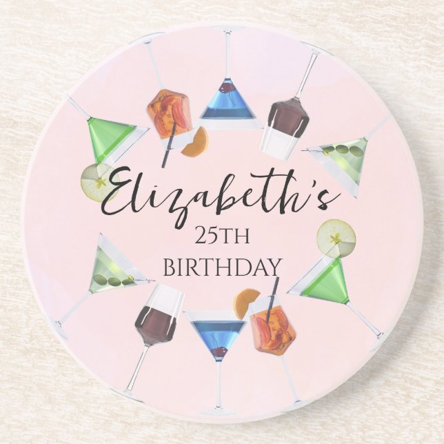 Cocktail-Party Getränkeuntersetzer (Vorne)