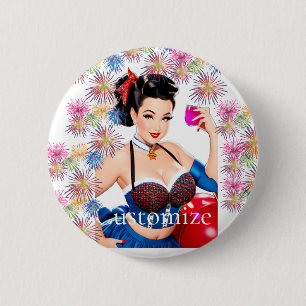 Cocktail Party Girl Thunder_Cove Button